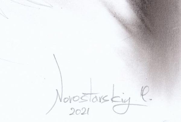 イラスト原画　ふんわりとした手触りが伝わる　「白猫」 Amazon.co.jp: イラスト原画 ふんわりとした手触りが伝わる 「白